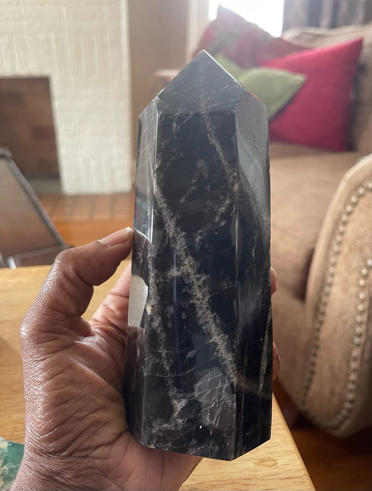 Black Moonstone Crystal